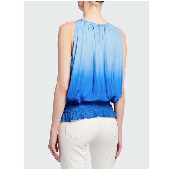Ramy Brook Blue Ombre Lauren Sleeveless Blouse - Picture 6 of 15